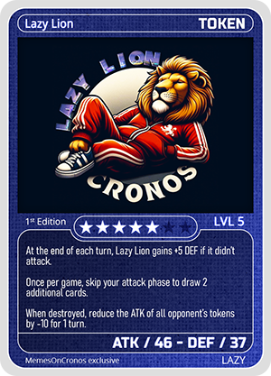 Lazy Lion Token - MOC: The Game